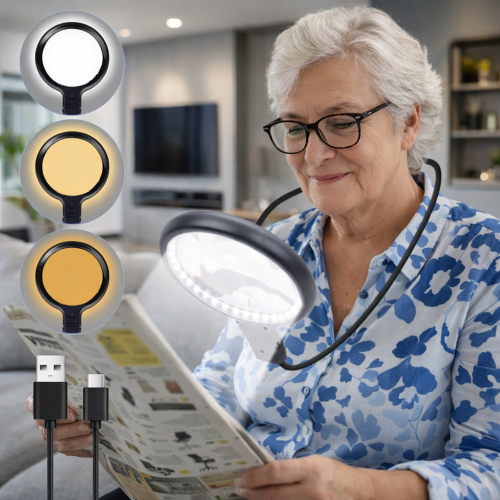 LED loep met zwanenhals tot 15x vergroting