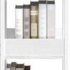 Unyqoos® Draaibaar boekenkast met vijf niveaus voor optimaal ruimtegebruik