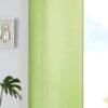 Ibenzoa® Effen appelgroen paneelgordijn voor moderne interieurdecoratie