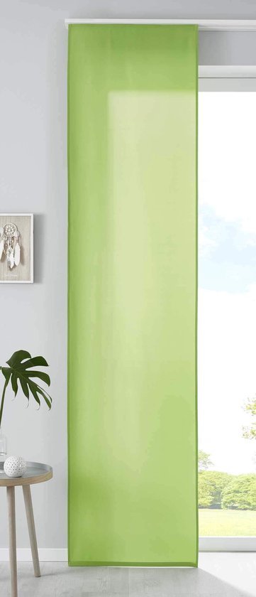 Ibenzoa® Effen appelgroen paneelgordijn voor moderne interieurdecoratie