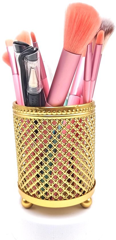 Ibenzoa® Ronde metalen pennenhouder voor efficiënt bureaugebruik en organisatie Ibenzoa® Ronde metalen pennenhouder voor efficiënt bureaugebruik en organisatie