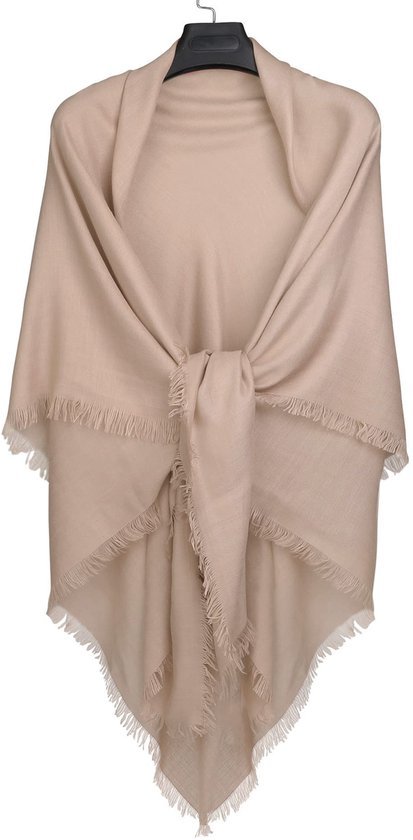 Ibenzoa® Elegante vierkante sjaal met franjes voor dames, veelzijdige accessoire Ibenzoa® Elegante vierkante sjaal met franjes voor dames, veelzijdige accessoire