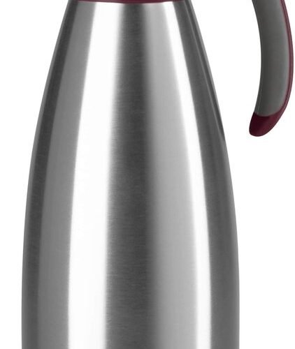 Ibenzoa® Roestvrijstalen thermoskan met soft grip handgreep en Quick Tip-sluiting