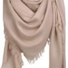 Ibenzoa® Elegante vierkante sjaal met franjes voor dames, veelzijdige accessoire Ibenzoa® Elegante vierkante sjaal met franjes voor dames, veelzijdige accessoire
