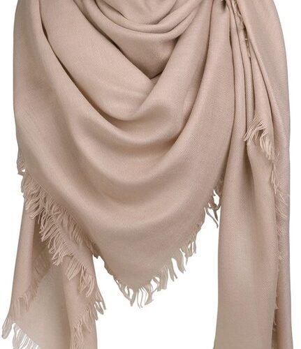 Ibenzoa® Elegante vierkante sjaal met franjes voor dames, veelzijdige accessoire