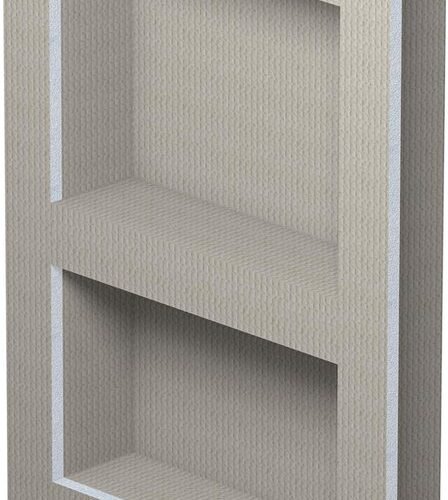 Ibenzoa® Ruimtebesparende waterdichte douche nis van hardschuim voor badkameropslag