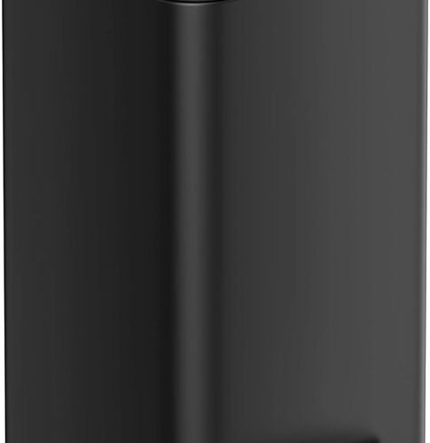 Ibenzoa® Compacte badkamerafvalemmer met softclose deksel en voetpedaal