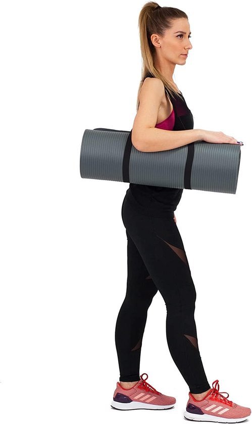 Ibenzoa® Dikke antislip yogamat voor thuis en outdoor fitnessactiviteiten