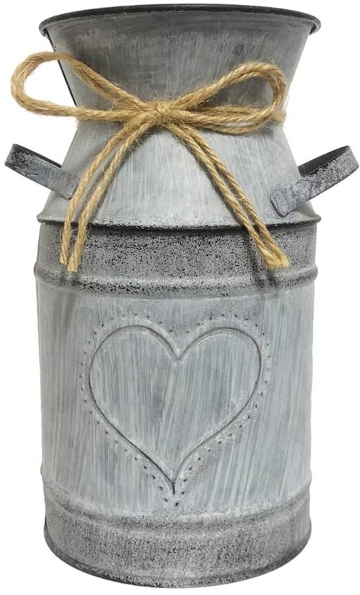 Ibenzoa® Rustieke lavendelbloemen met metalen vaas voor sfeervolle decoratie Ibenzoa® Rustieke lavendelbloemen met metalen vaas voor sfeervolle decoratie