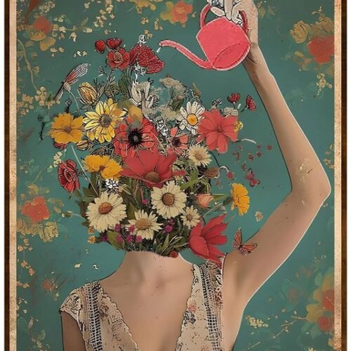 Ibenzoa® Vintage poster met inspirerende boodschap voor woonkamer of kantoor