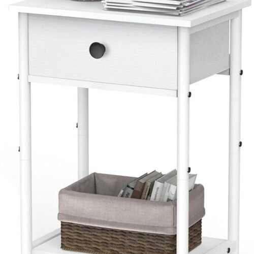 Unyqoos® Moderne multifunctionele bijzettafel met lade voor elke kamer in huis