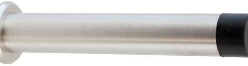 Unyqoos® Roestvrijstalen wanddeurstopper met rubberen buffer en bevestigingsmateriaal