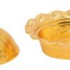 Ibenzoa® Elegante gouden suikerpot met deksel en lepel voor diverse toepassingen