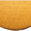 Ibenzoa® Elegante halfronde kokosdeurmat voor binnen en buiten gebruik