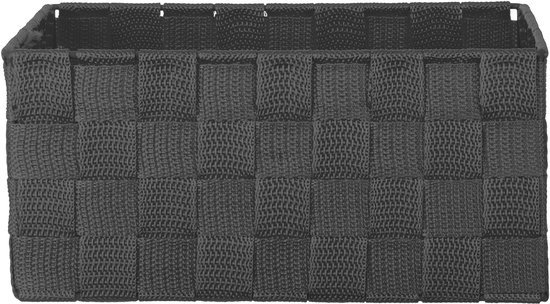 Ibenzoa® Stijlvolle set van drie vierkante opbergmanden in rotanlook zonder deksel