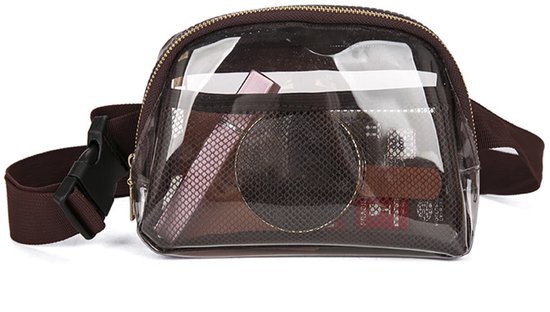 Ibenzoa® Transparante schoudertas met verstelbare riem voor evenementen en dagelijks gebruik Ibenzoa® Transparante schoudertas met verstelbare riem voor evenementen en dagelijks gebruik