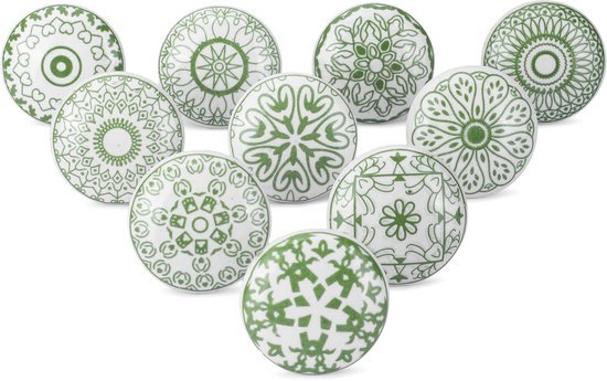 Unyqoos® Handgemaakte keramische knoppen set voor decoratieve meubelupgrades