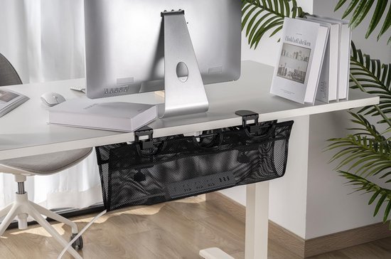 Unyqoos® Flexibel kabelmanagementsysteem voor bureaus met verstelbare klemhouder