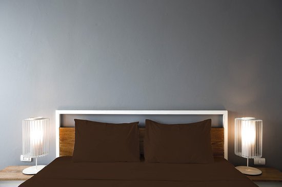 Ibenzoa® Complete tweepersoons beddengoedset met satijnlook en antiallergische eigenschappen