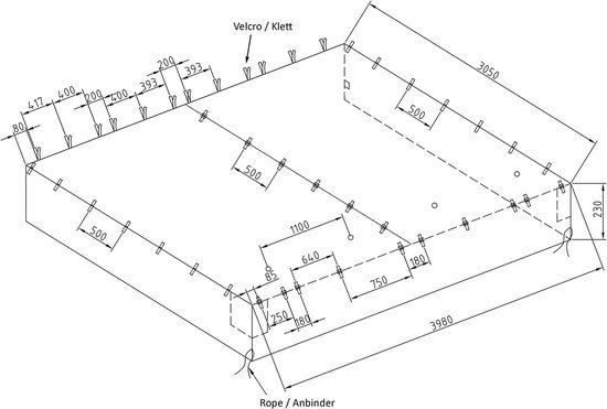 Ibenzoa® Vervangend Antraciet Dakzeil voor Pergola 3x4m met Waterafvoer Ibenzoa® Vervangend Antraciet Dakzeil voor Pergola 3x4m met Waterafvoer