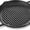 Ibenzoa® Robuuste gietijzeren grillpan met dubbele handgrepen voor veelzijdig gebruik Ibenzoa® Robuuste gietijzeren grillpan met dubbele handgrepen voor veelzijdig gebruik