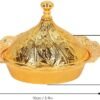 Ibenzoa® Elegante gouden suikerpot met deksel en lepel voor diverse toepassingen