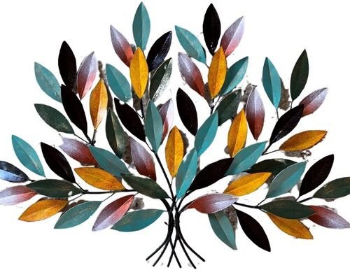 Ibenzoa® Stijlvolle metalen wanddecoratie met en