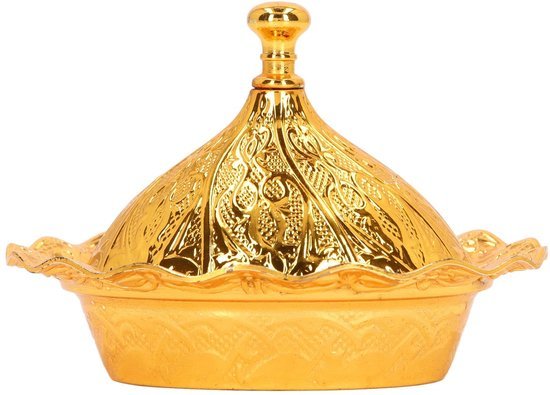 Ibenzoa® Elegante gouden suikerpot met deksel en lepel voor diverse toepassingen