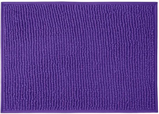 Ibenzoa® Grote antislip badmat lila 60x90 cm voor veilig en comfortabel baden