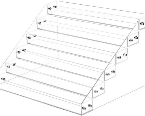 Ibenzoa® Transparante 6-laagse opbergstandaard voor nagellak en kleine flessen