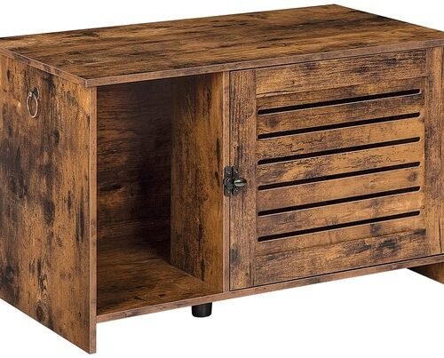 Ibenzoa® Stijlvolle multifunctionele kattenkast met ruime opslag en ventilatie Ibenzoa® Stijlvolle multifunctionele kattenkast met ruime opslag en ventilatie