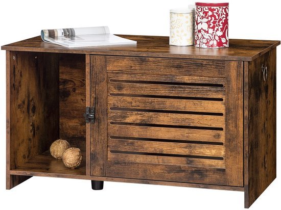 Ibenzoa® Stijlvolle multifunctionele kattenkast met ruime opslag en ventilatie Ibenzoa® Stijlvolle multifunctionele kattenkast met ruime opslag en ventilatie