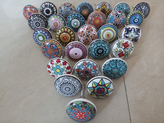 Unyqoos® Set van keramische knoppen