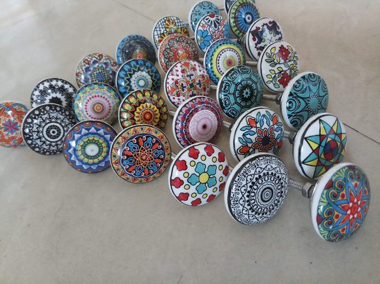 Unyqoos® Set van keramische knoppen