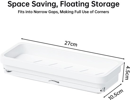 Ibenzoa® Transparante Hangende Spoelbak Organizer voor Keuken en Badkamer
