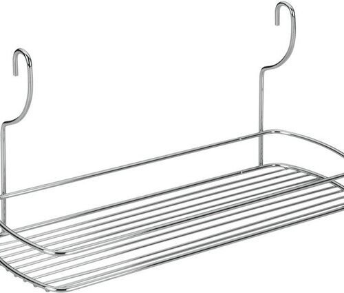 Ibenzoa® Verchroomde plank voor stijlvolle organisatie in keuken of badkamer