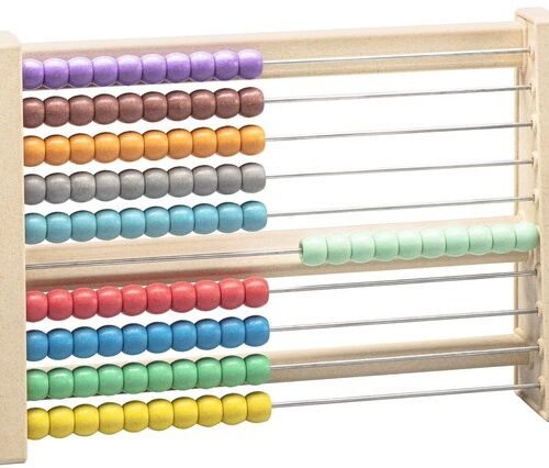 Unyqoos® Educatief rekenbord met kleurrijke kralen voor interactieve wiskundeles