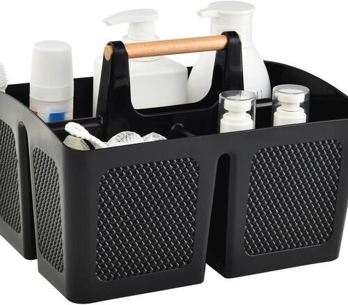 Ibenzoa® Ruime en Draagbare Organizer Mand met Handvat voor Badkamer en Meer