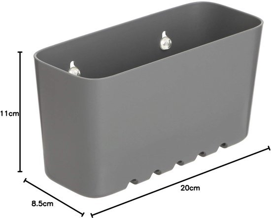 Ibenzoa® Compacte grijze kunststof plank met zuignappen voor veelzijdig gebruik Ibenzoa® Compacte grijze kunststof plank met zuignappen voor veelzijdig gebruik