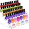 Ibenzoa® Transparante 6-laagse opbergstandaard voor nagellak en kleine flessen Ibenzoa® Transparante 6-laagse opbergstandaard voor nagellak en kleine flessen