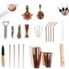 Ibenzoa® Uitgebreide 32-delige cocktailset voor thuis en professionele bars