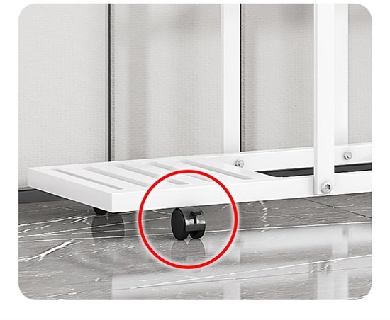 Ibenzoa® Ruimtebesparend plantenrek met vier lagen voor binnen en buiten gebruik