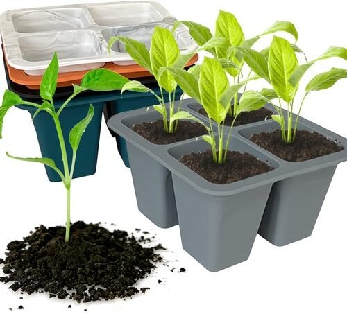 Unyqoos® Opvouwbare siliconen kweektrays met drainage voor planten en tuinieren