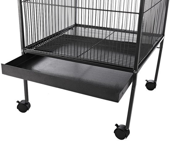 Ibenzoa® Ruime en stabiele volière voor kleine vogels met handige accessoires