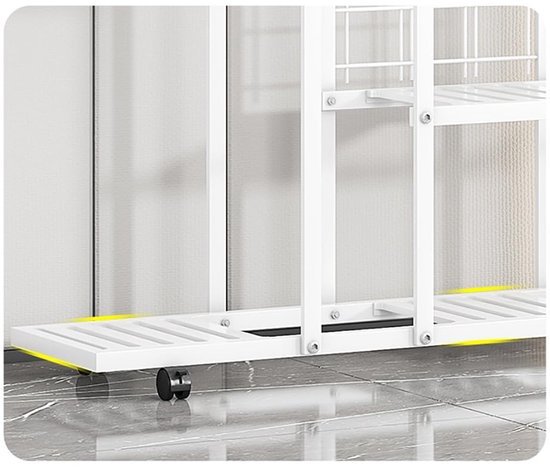 Ibenzoa® Ruimtebesparend plantenrek met vier lagen voor binnen en buiten gebruik