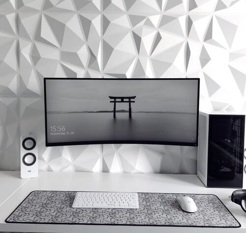 Ibenzoa® Set van 25 waterdichte 3D-wandpanelen met diamantstructuur voor interieurdecoratie