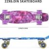 Unyqoos® Mini Cruiser Skateboard met LED Wielen voor Kinderen en Volwassenen Unyqoos® Mini Cruiser Skateboard met LED Wielen voor Kinderen en Volwassenen