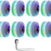Unyqoos® Lichtgevende skatewielen set van 8 voor rolschaatsen en skateboards