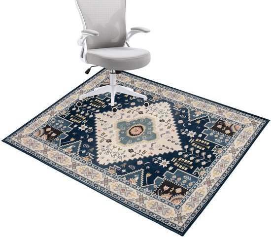 Ibenzoa® Rechthoekige antislip vloerbeschermer voor bureaustoelen en gamingruimtes