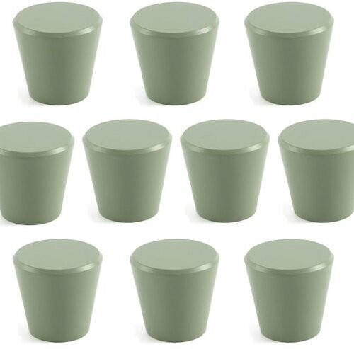 Ibenzoa® Set van 10 ronde metalen meubelknoppen voor kasten en laden